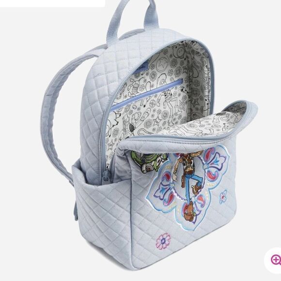 Vera Bradley Disney Pixar Small Backpack in Toy Story Andy’s Room NWT - Picture 5 of 8